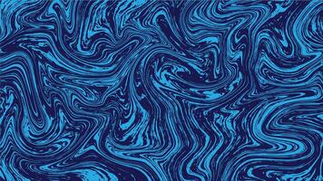 Ocean blue and dark gray seamless marble pattern with psychedelic swirls. liquid acrylic texture. Flow art. Trippy textile background. Tie dye simple artistic effect vector