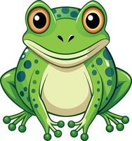 Bold Frog Icon Available on EPS File vector
