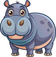Majestic Hippopotamus Head Design Available on EPS File vector