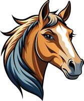 Prideful Horse Head Design Available on EPS File vector