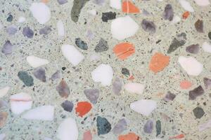 This vibrant and colorful Terrazzo Stone Pattern is perfect for enhancing any interior design photo