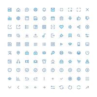 icons for websites and apps vector