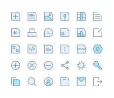 various icons and symbols for uploading files vector