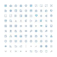 Set of Icons for Websites and Apps vector