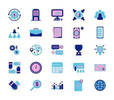 Flat Business Icon vector