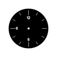 Clock face icon . Time illustration sign. Clock symbol. Wall clock logo. vector