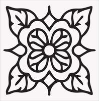 Creative Tile Silhouettes for Flooring and Design Projects vector