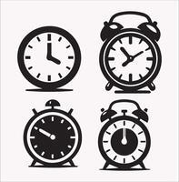 Simple Stopwatch Icon Silhouette for Design Projects vector