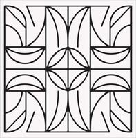 Tile Silhouettes Perfect for Flooring and Pattern Design vector
