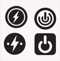 Open Button Silhouette on a White Background for Designers vector