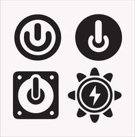High-Resolution Open Button Silhouette for Creative Use vector
