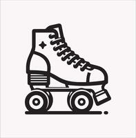 Roller Skates Boot Graphic for Clean Web Designs vector