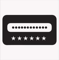 Pin Code Icon Design on a Plain White Backdrop vector