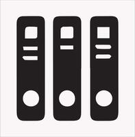 Box File Document Silhouette Image in High Resolution vector