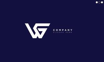 VG Alphabet letters Initials Monogram logo vector