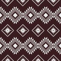 Native fabric geometric abstract Ethnic pattern. vector