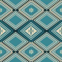 Native Geometric Fabric Ethnic Pattern vector