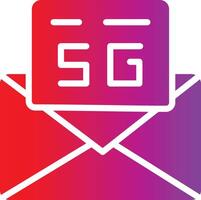 5g mobile network logo vector