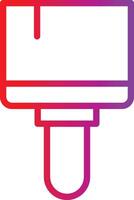 A paint brush icon on a white background vector