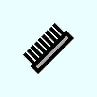 simple design clothes brush icon vector