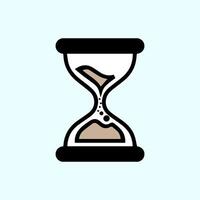 hourglass icon simple design vector