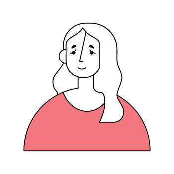 mellow face expression vector