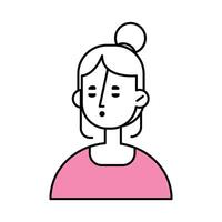lazy face expression vector