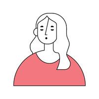 lazy face expression vector