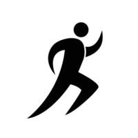 man running atletic sport icon symbol vector