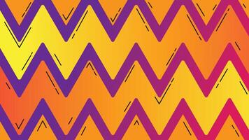 4k Size gradient zigzag background vector