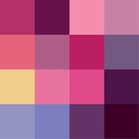 Colour palette with different shades and gradient. Set of creative gradient pallete color, Color Gradient Background Palette, Fashion bright neon color trend pallete. vector