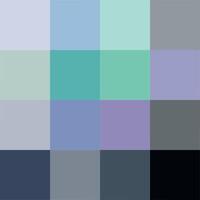 Colour palette with different shades and gradient. Set of creative gradient pallete color, Color Gradient Background Palette, Fashion bright neon color trend pallete. vector