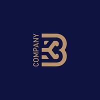 Modern abstract initial BB , Letter B logo icon design template elements. Minimal B initial based icon. vector
