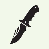 Sharp Knife Icon SVG for Cooking and Food Preparation vector