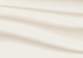 3D abstract light beige gradient background. Minimalistic subtle wavy silk texture. vector