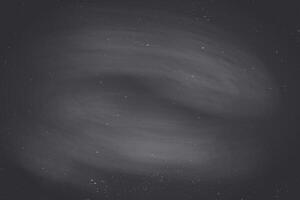 Black empty chalkboard background, surface and texture vector