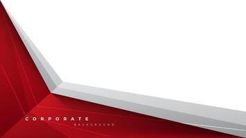 red and gray geometric background for corporate design project, banner, poster, presentation, cover. vector