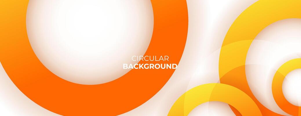 yellow orange circles background for wallpaper, banner, poster, web, presentation