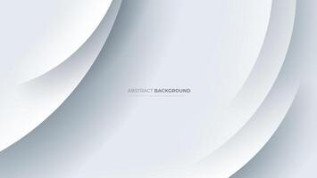 white abstract background with wavy lines paper style. great for wallpaper, banner, website, presentation, poster, cover, brochure. vector
