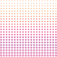 Pink gradient background with halftone decoration. dotted sparkles or halftone shine pattern texture. Suit for banner presentation design flyer and poster. png