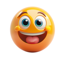 An emoticon with a big smile on its face png