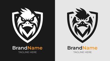 Clean Black and White Duck Logo. This clean and simple black and white duck graphic is perfect for those looking for a straightforward yet impactful design vector