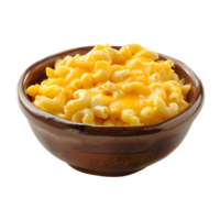 Creamy Macaroni and Cheese Isolated on Transparent Background png