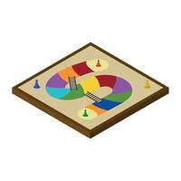 game board ladders and snake isolated vector