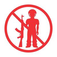 red hand day movement illustration isolated vector