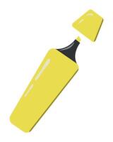 school marker pen isolated vector