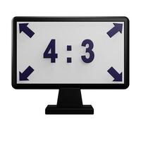 ratio monitor with transparent background photo