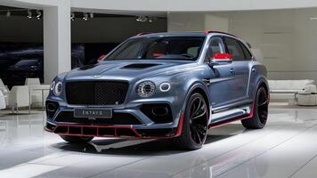 Bentley Bentayga car photography, premium SUV, luxury Bentley Bentayga, Bentley Bentayga front view, Bentley Bentayga rear view stock image photo