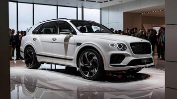 Bentley Bentayga car photography, premium SUV, luxury Bentley Bentayga, Bentley Bentayga front view, Bentley Bentayga rear view stock image photo