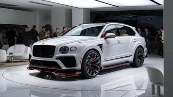 Bentley Bentayga car photography, premium SUV, luxury Bentley Bentayga, Bentley Bentayga front view, Bentley Bentayga rear view stock image photo